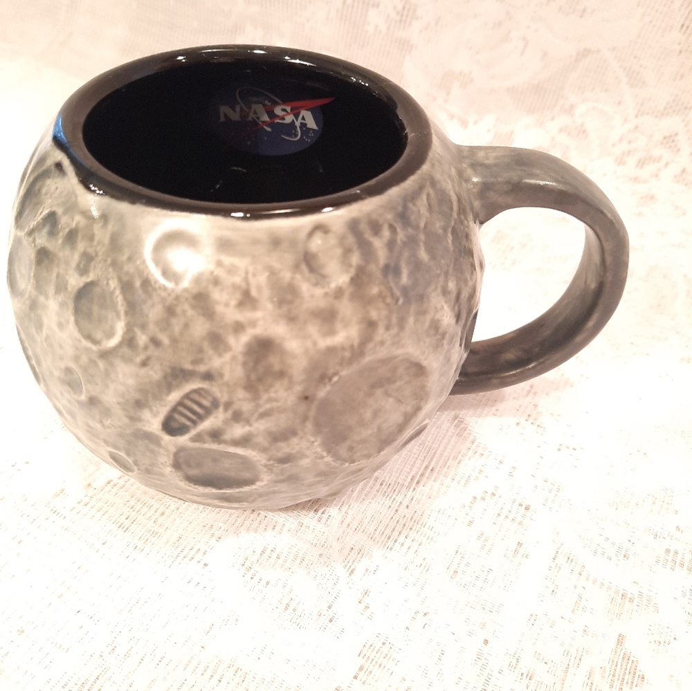 NASA logo new Moon Mug for hot drinks